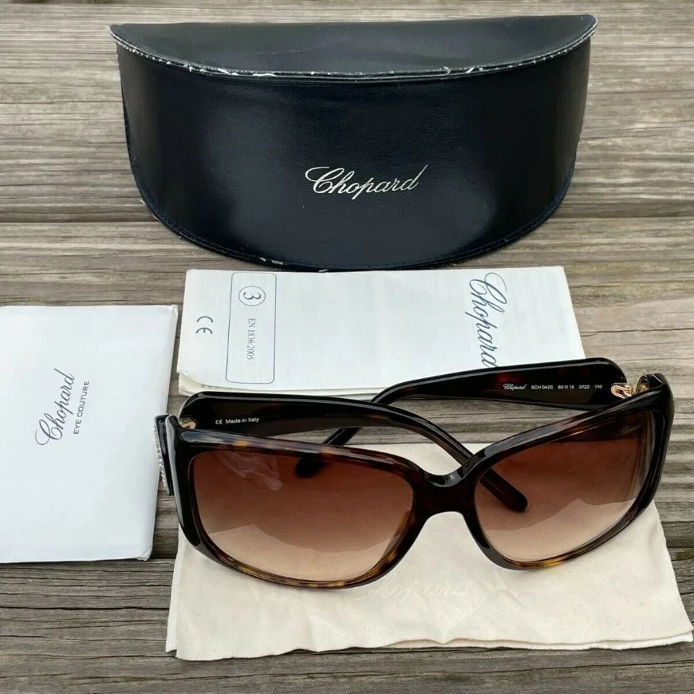 Chopard Women’s Brown Gradient Oversized Sunglasses